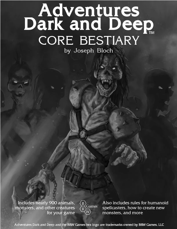 Adventures Dark & Deep Core Bestiary