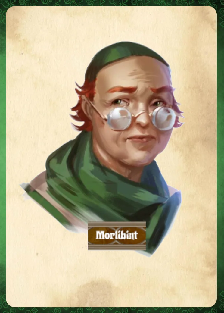 Morlibint, the well-read wizard of Odd Stories.