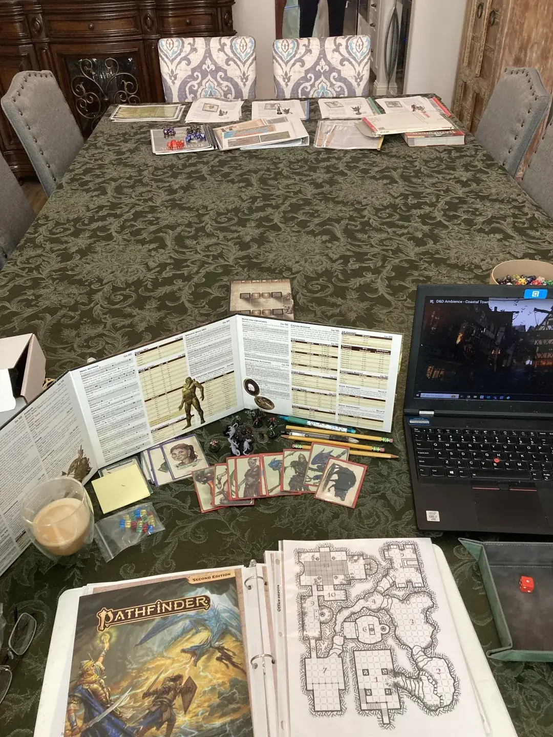 The first session of the Storm Tide Campaign, July 8, 2023.