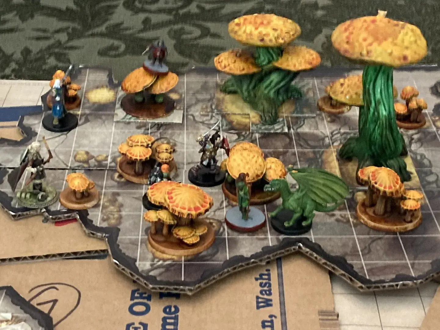 The battle against Blixteem continues among the giant mushrooms.