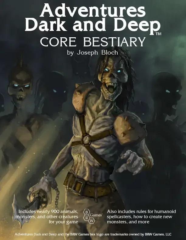 Adventures Dark & Deep Core Bestiary