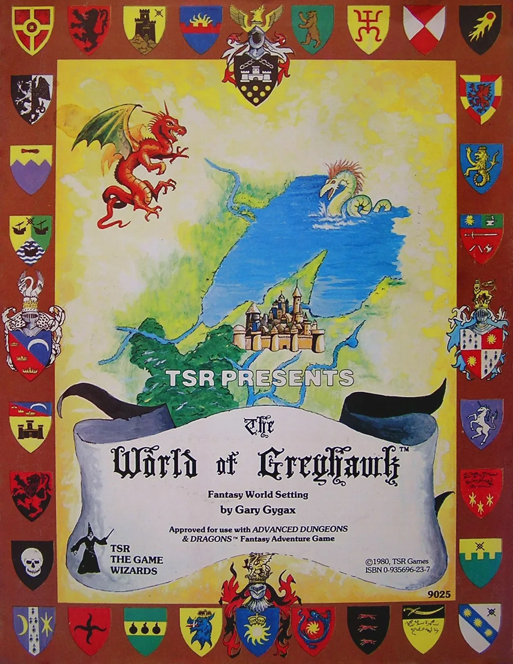 TSR 9025 The World of Greyhawk Fantasy World Setting Folio cover